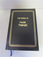 Leather Bound book "The Works of Mark Twain"