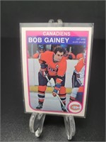 1982-83 O Pee Chee, Bob Gainey hockey card
