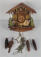 Vtg Romance German Swiss Cuckoo Clock