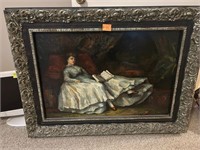 Large Frame Lady Picture