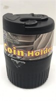 Coin Holder For Cup Holder W/ Push Down Slots For