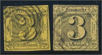 GERMANY THURN & TAXIS #7 & #7a USED FINE-VF