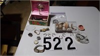 Watches, Seashells, 7 Musical Jewelry Box