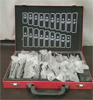 Red Case With Drill Bits, Assorted Sizes