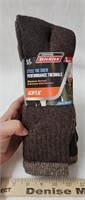 Dickies 3pk steel toe crew  men's sz 6-12 socks