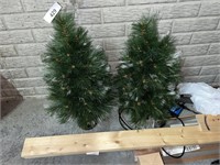 (2) Fiber Optic Christmas Trees