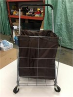 Folding 4 Wheel Shopping Cart