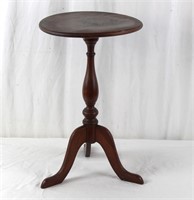 Vintage Small Round Top Candlestick Table