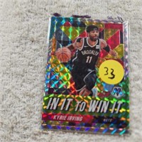 2019-20 Mosaic In it To Win It Green Prizm Kyrie