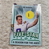 2020 Hit Five Star Rookie Joe Burrow