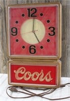 Coors Beer Clock