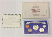 1964 90% Silver US Coins & Other BU Set w/ COA