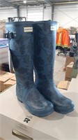 Pair Of Hunter Tall Rubber Boots