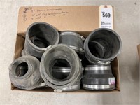 19- 4" Rubber Sewer Sleeves, Various Options