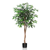 W7047 4FT Tall Artificial Ficus Tree, 8 lb