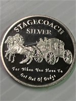 1oz =4 x 1/4 ounce .999 silver-Stagecoach Silver
