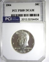 1964 Kennedy PR69 DCAM LISTS $3150