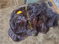 Fur Coat - Mortons Washington D.C. and Throw Fur