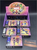 Marvel Mini Mates Lot with display