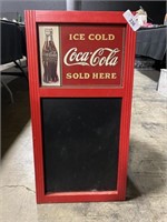 Reproduction Coca Cola Menu Chalkboard.