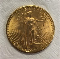 1928 Twenty Dollar Gold Piece.