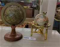 Vintage small globe lot