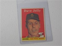 1958 TOPPS DAVE JOLLY NO.183 VINTAGE