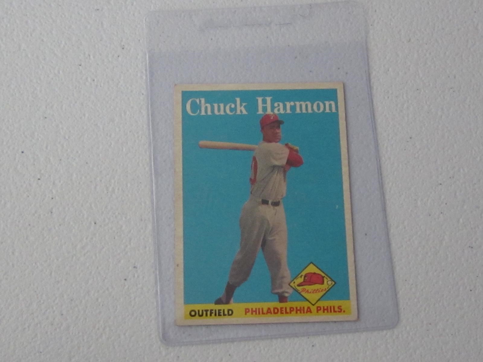 1958 TOPPS CHUCK HARMON NO.48 VINTAGE