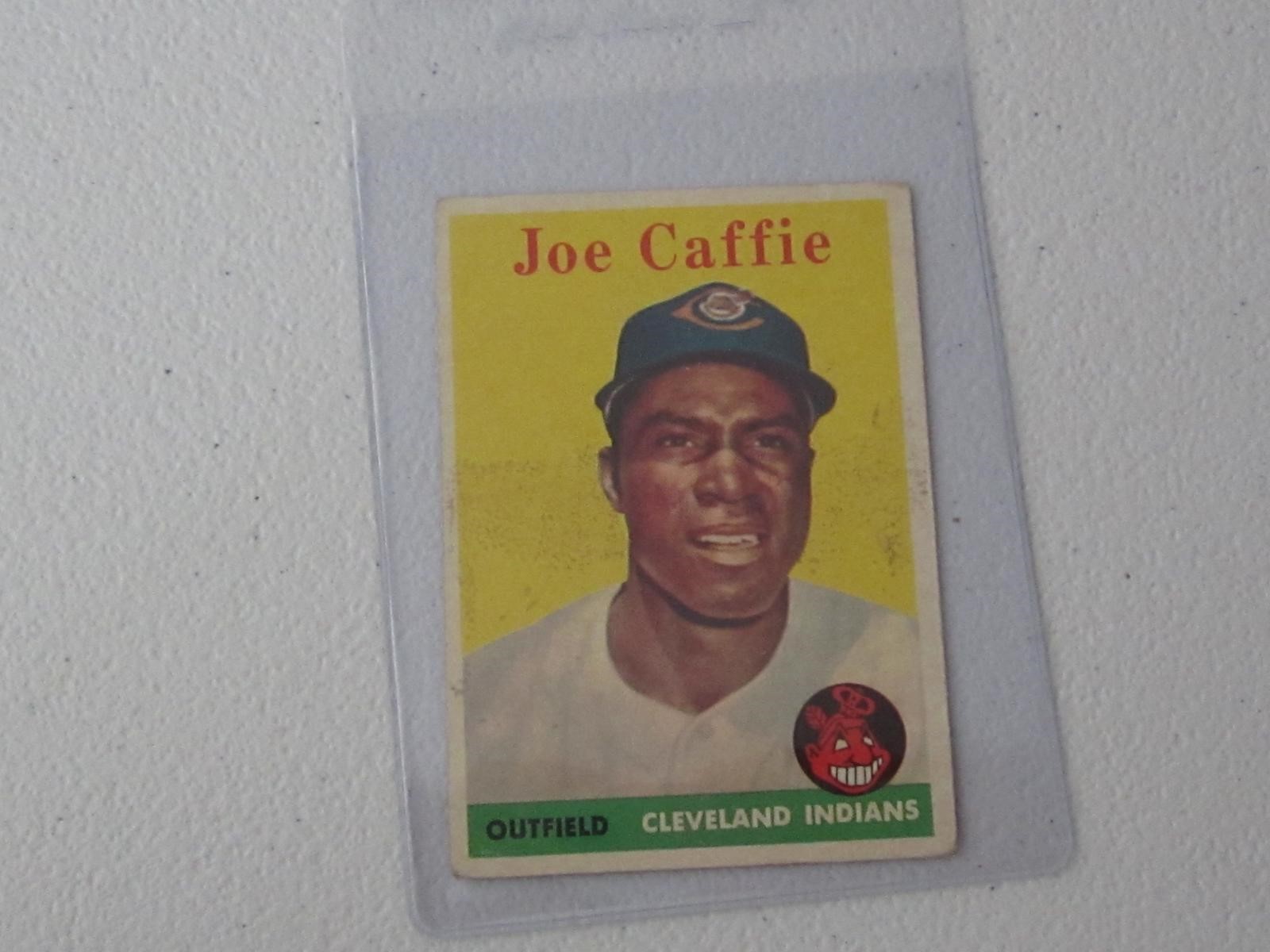 1958 TOPPS JOE CAFFIE NO.182 VINTAGE