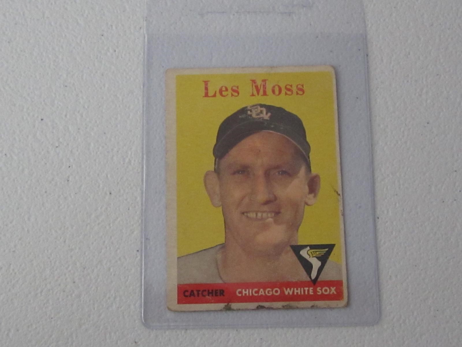 1958 TOPPS LES MOSS NO.153 VINTAGE