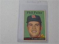 1958 TOPPS PHIL PAINE NO.442 VINTAGE