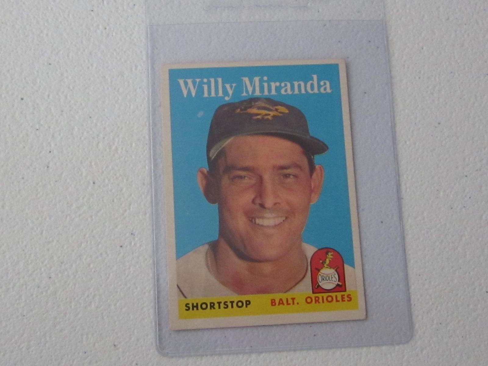 1958 TOPPS WILLY MIRANDA NO.179 VINTAGE