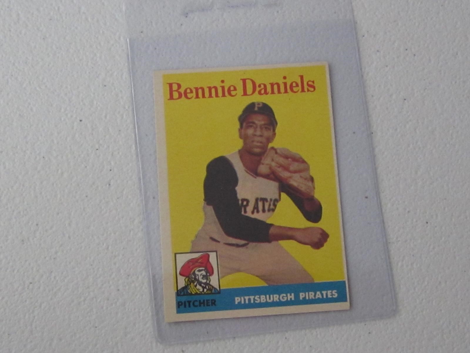 1958 TOPPS BENNIE DANIELS NO.392 VINTAGE