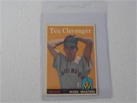 1958 TOPPS TEX CLEVENGER NO.31 VINTAGE