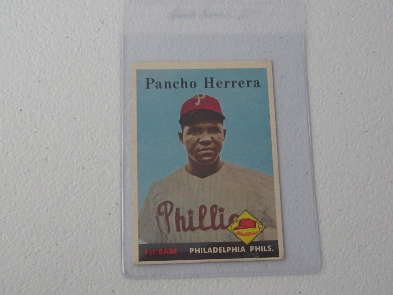 1958 TOPPS PANCHO HERRERA NO.433 VINTAGE