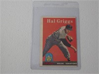 1958 TOPPS HAL GRIGGS NO.455 VINTAGE