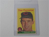 1958 TOPPS DON FERRARESE NO.469 VINTAGE