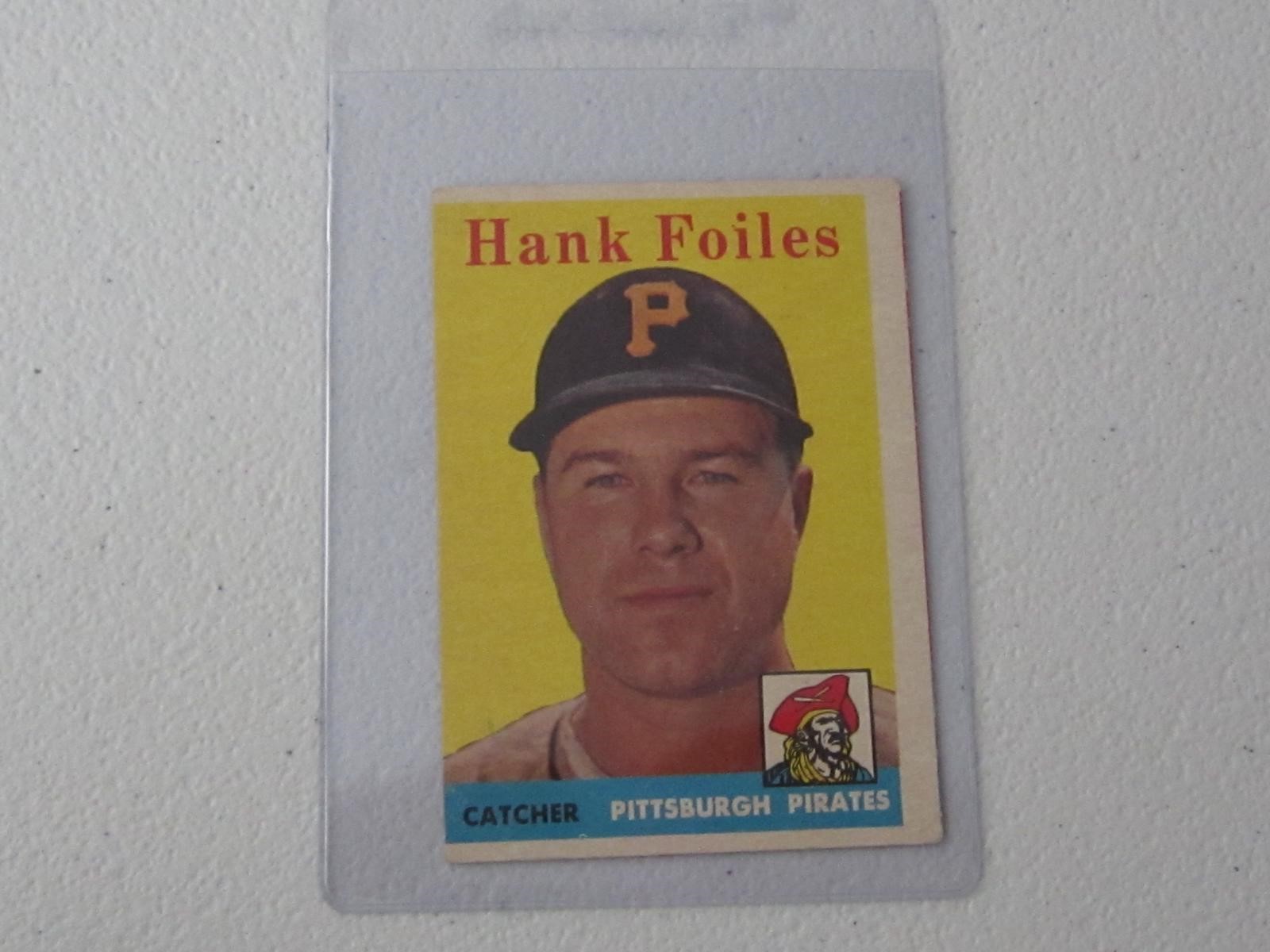 1958 TOPPS HANK FOILES NO.4 VINTAGE