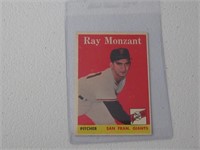 1958 TOPPS RAY MONZANT NO.447 VINTAGE