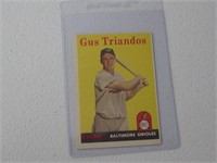 1958 TOPPS GUS TRIANDOS NO.429 VINTAGE