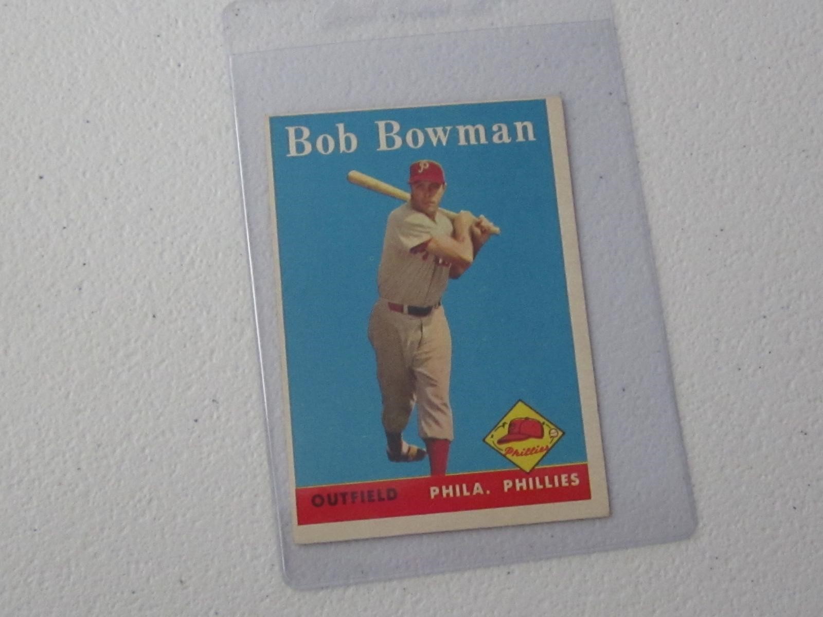 1958 TOPPS BOB BOWMAN NO.415 VINTAGE