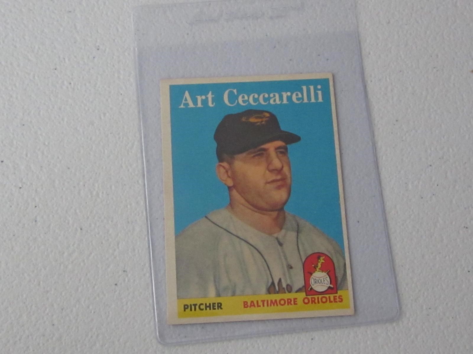 1958 TOPPS ART CECCARELLI NO.191 VINTAGE