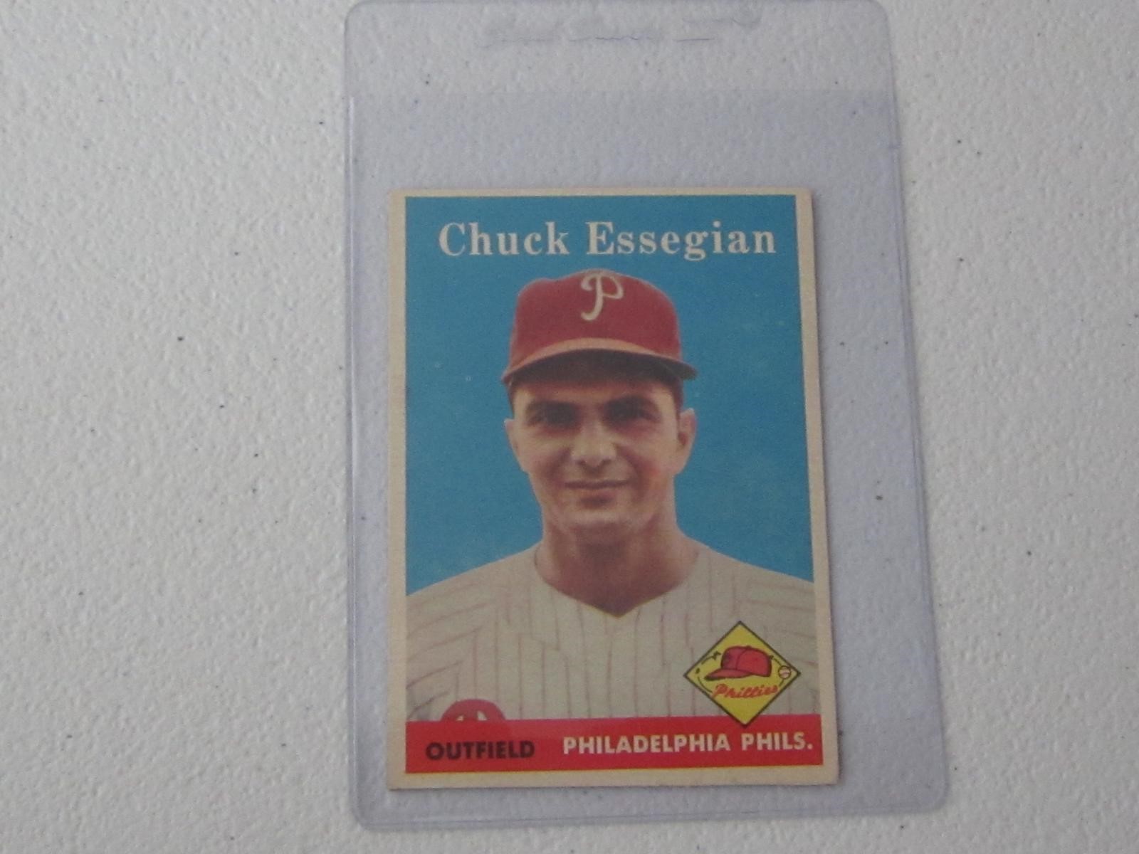 1958 TOPPS CHUCK ESSEGIAN NO.460 VINTAGE