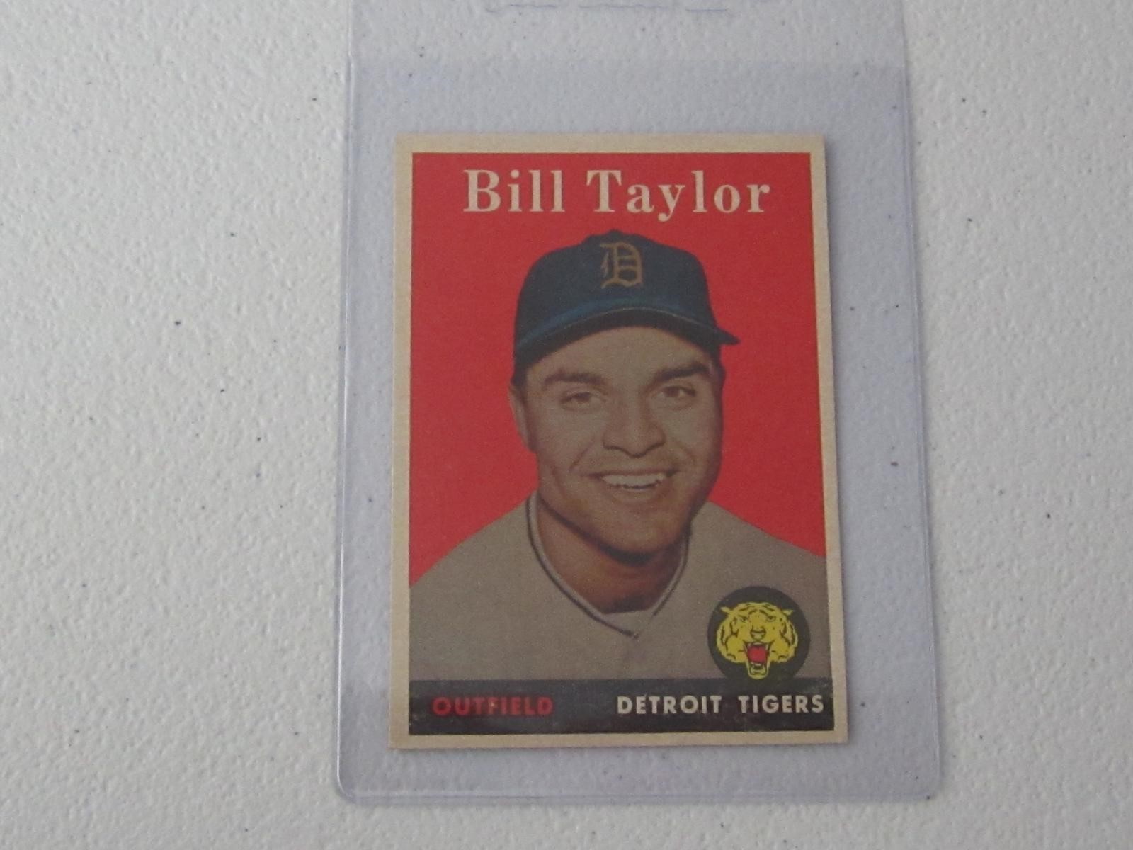 1958 TOPPS BILL TAYLOR NO.389 VINTAGE