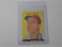 1958 TOPPS GUS BELL NO.75 VINTAGE