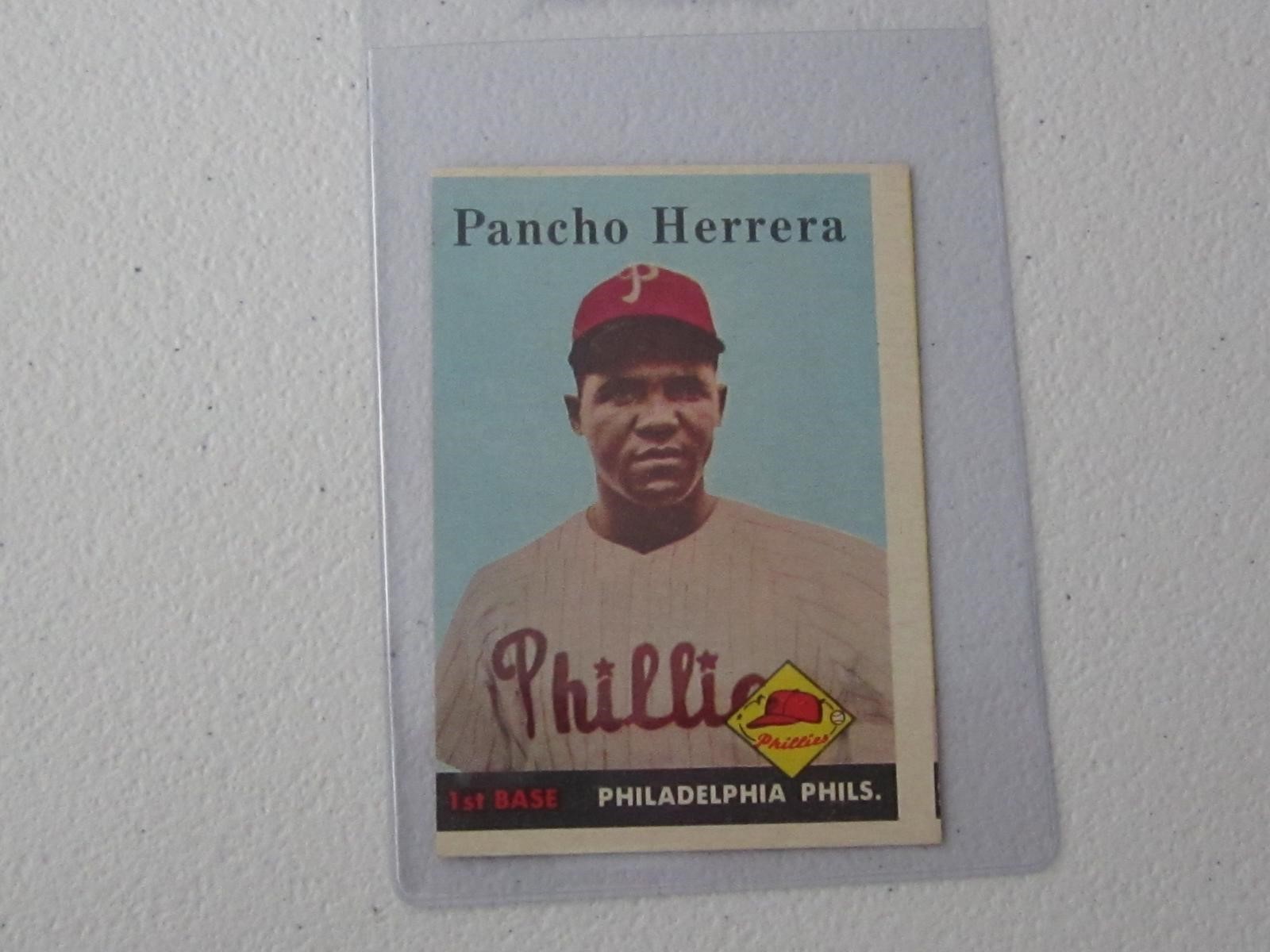 1958 TOPPS PANCHO HERRERA NO.433 VINTAGE