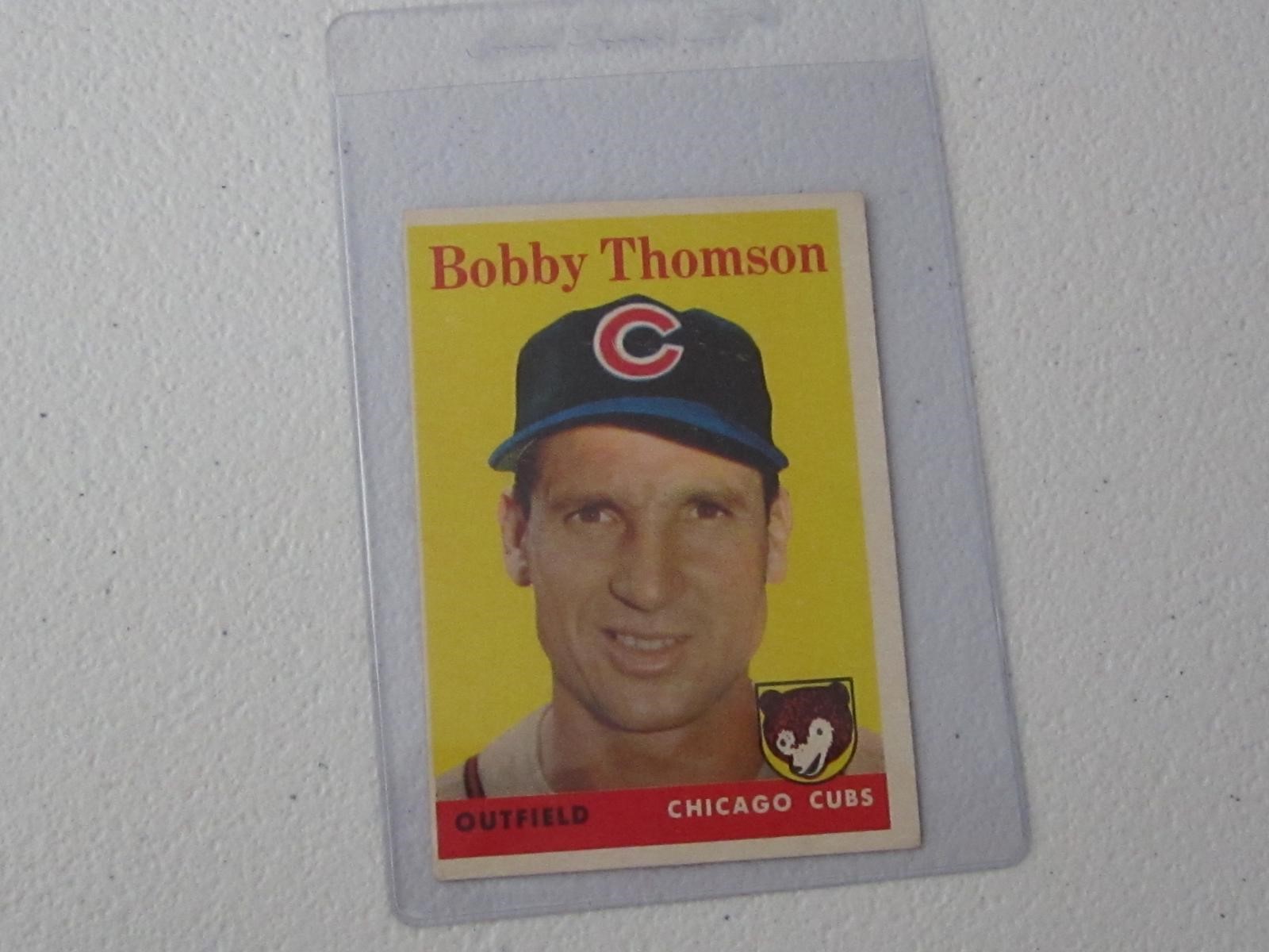 1958 TOPPS BOBBY THOMSON NO.430 VINTAGE