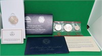 1973 Eisenhower UNC Silver Dollar Set + 2003 First