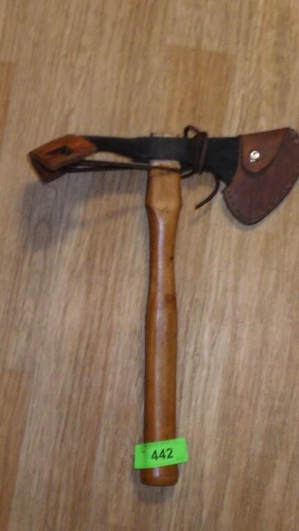 VINTAGE HAND FORGED CARVING AXE