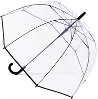 Clear Automatic Large Umbrella